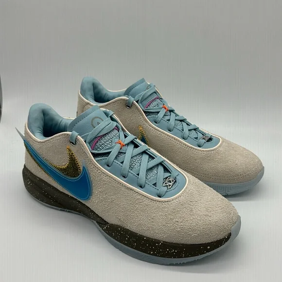 New Men’s Nike Lebron 20 XX Guava Ice/Blue Basketball Shoes DV9090-801 NWOB - Picture 2 of 5